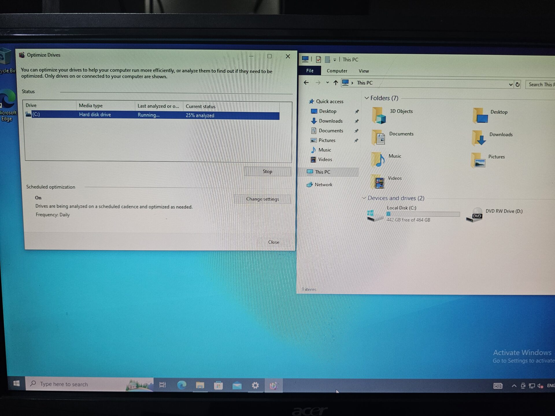 HP 110 Desktop (110-410ni) 8GB DDR3 512GB HDD Black - Image 9