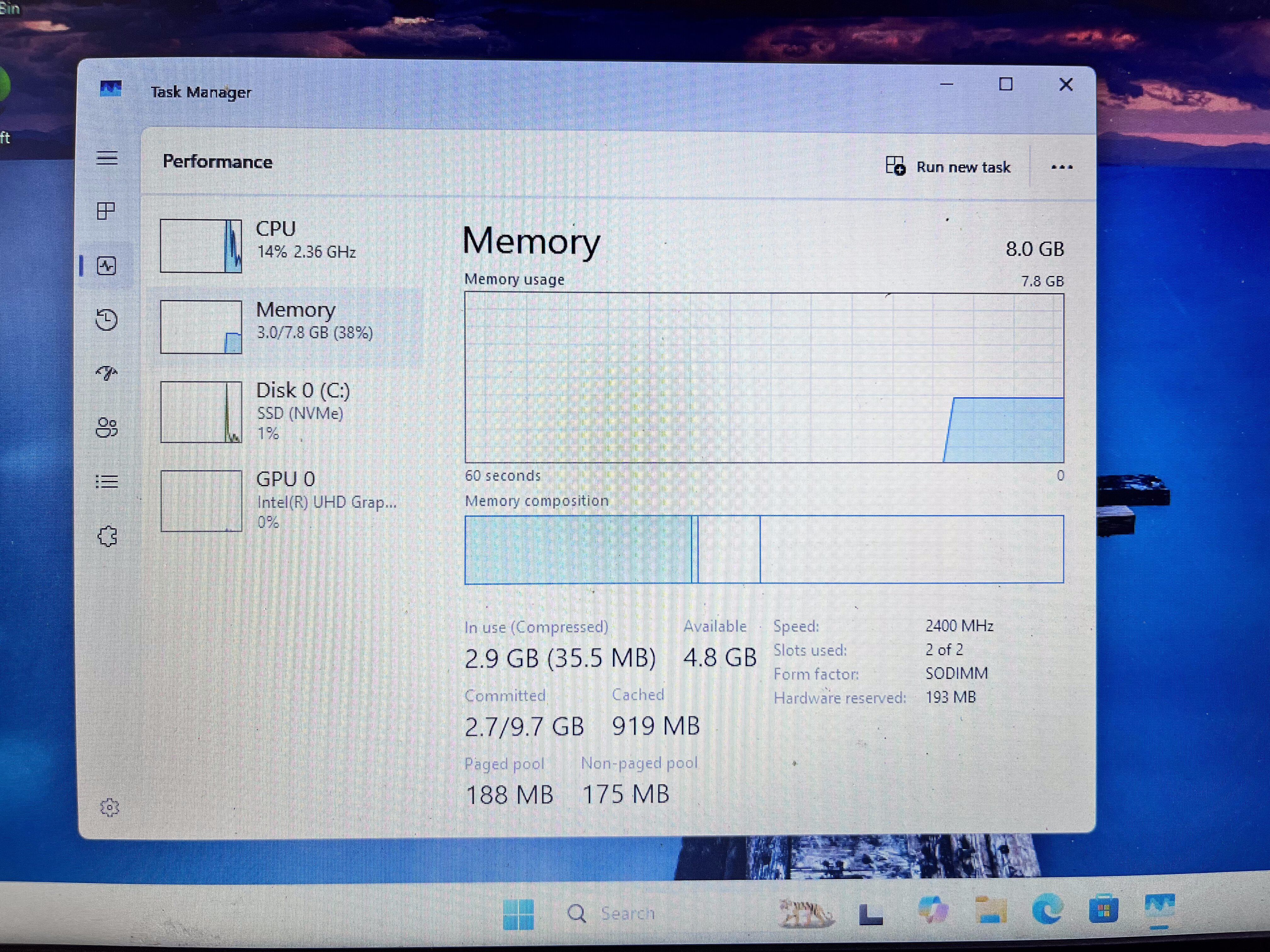 Acer Aspire N19H1 8GB RAM 256GB SSD Grey - Faulty Battery - Image 13