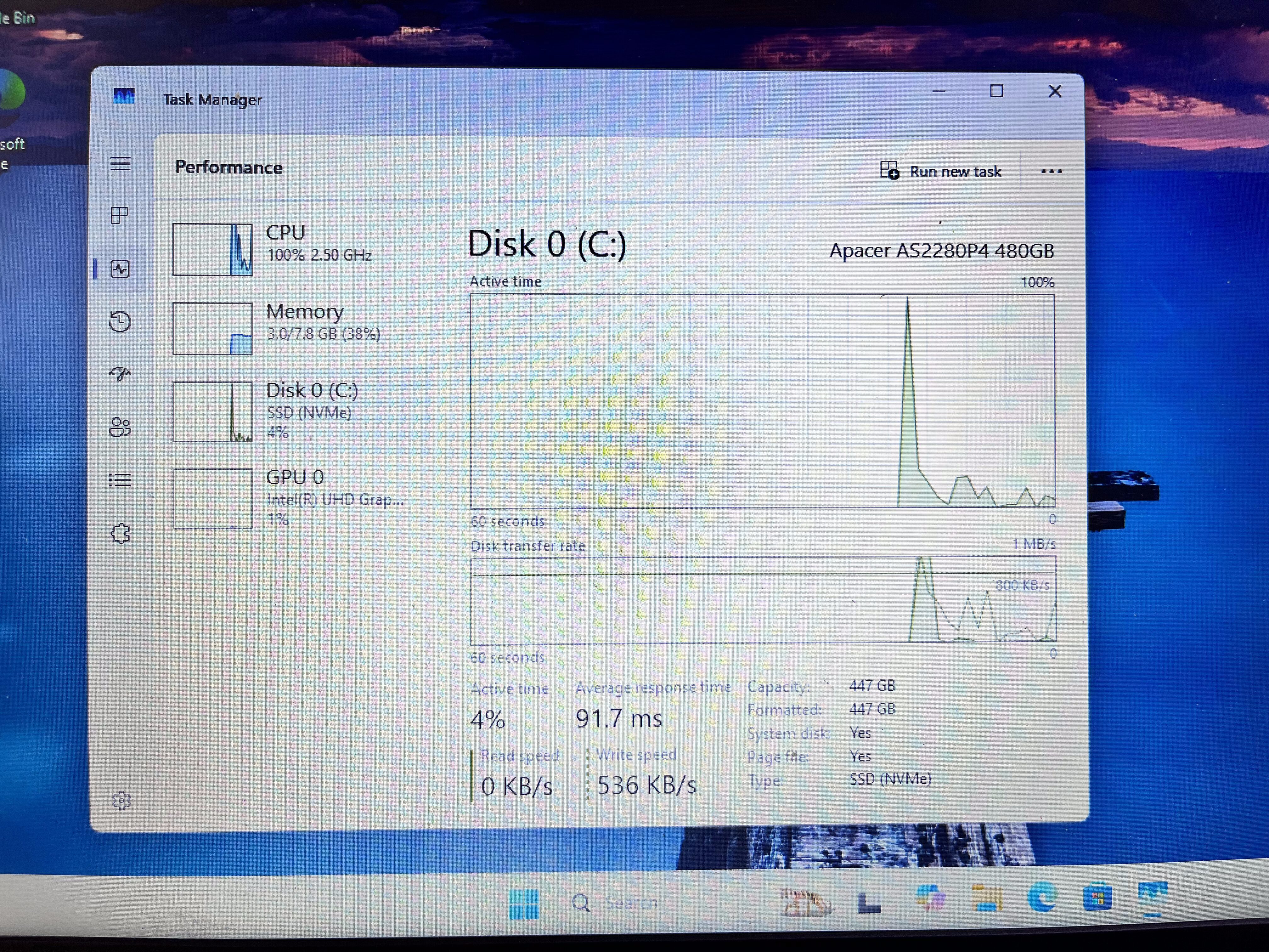 Acer Aspire N19H1 8GB RAM 256GB SSD Grey - Faulty Battery - Image 15
