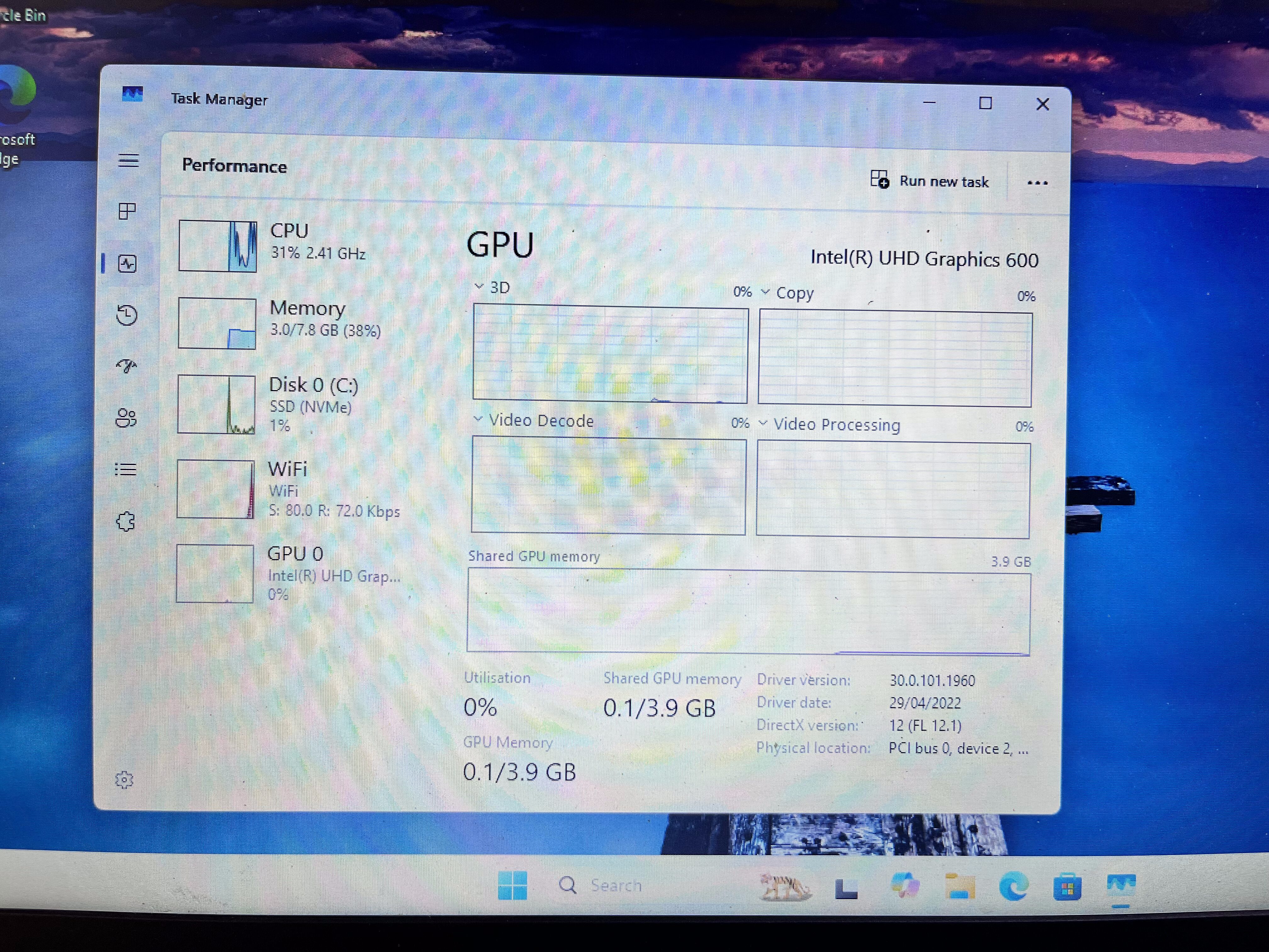 Acer Aspire N19H1 8GB RAM 256GB SSD Grey - Faulty Battery - Image 14