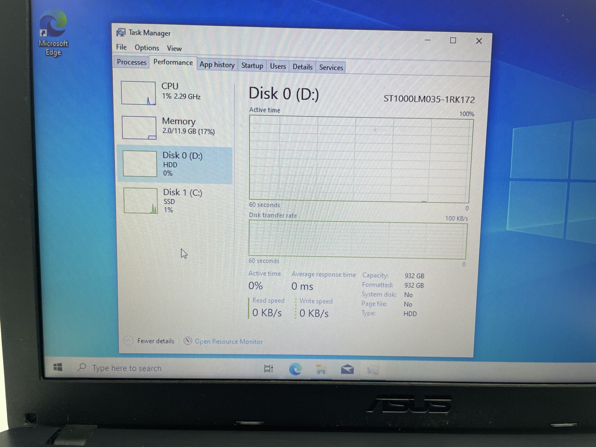 Asus X543UA-I341GT 6th Gen "Core i3" 2.30GHz 12GB RAM 256GB SSD + 1TB HDD Black - Hinge Damage And Minor Bright Spots - Image 13