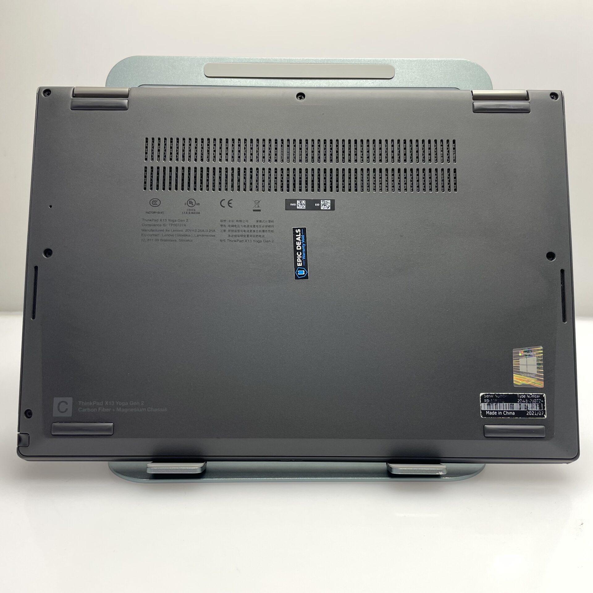 Lenovo Thinkpad X13 Yoga Gen 2 13-inch 2.80GHz "Core i7" 16GB RAM 512GB SSD Black (3 Month Warranty) - Image 10