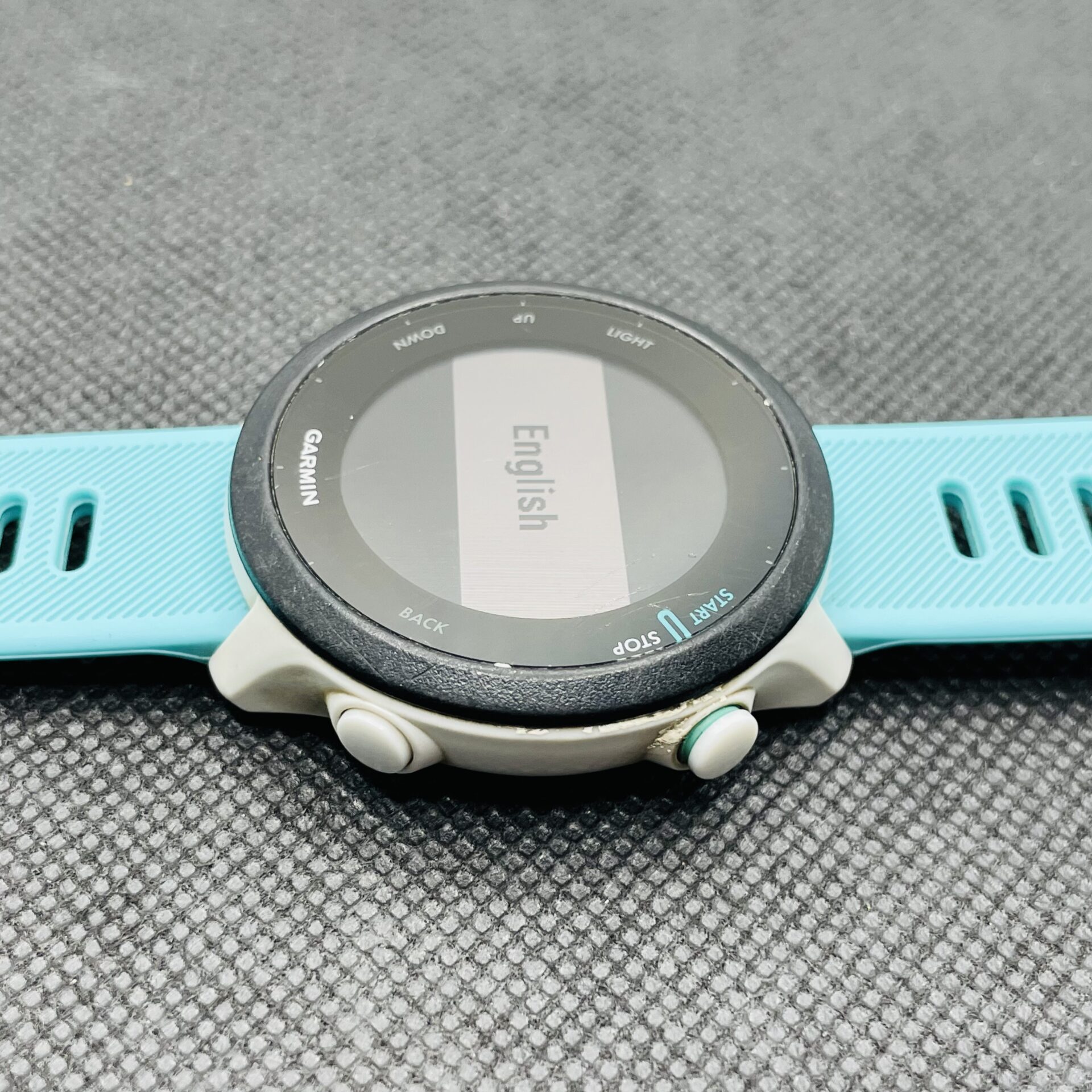 Garmin Forerunner 55 White - With Blue Straps - Image 4