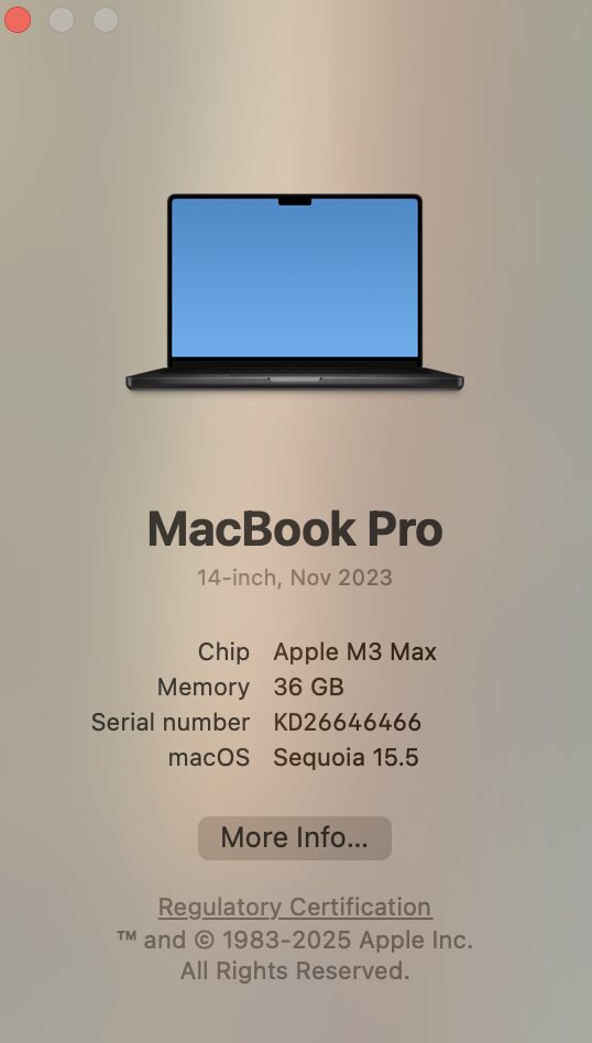 Apple MacBook Pro “M3 Max” 14-Inch 30 GPU/14 CPU (2023) 36GB RAM 1TB SSD Space Black (2 Year Warranty) - Image 11
