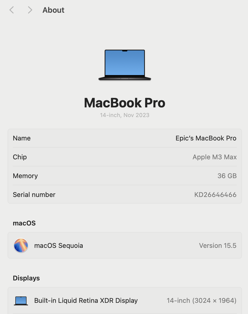 Apple MacBook Pro “M3 Max” 14-Inch 30 GPU/14 CPU (2023) 36GB RAM 1TB SSD Space Black (2 Year Warranty) - Image 12