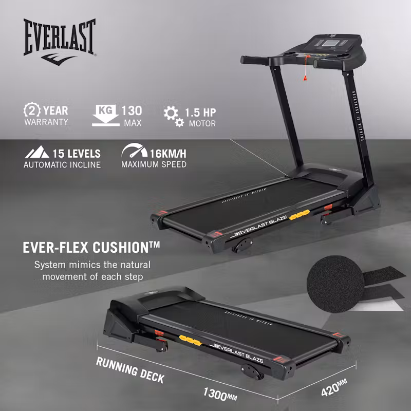 Blaze Treadmill with Bluetooth (Grade A) | Shipping Not Incl. - Image 3