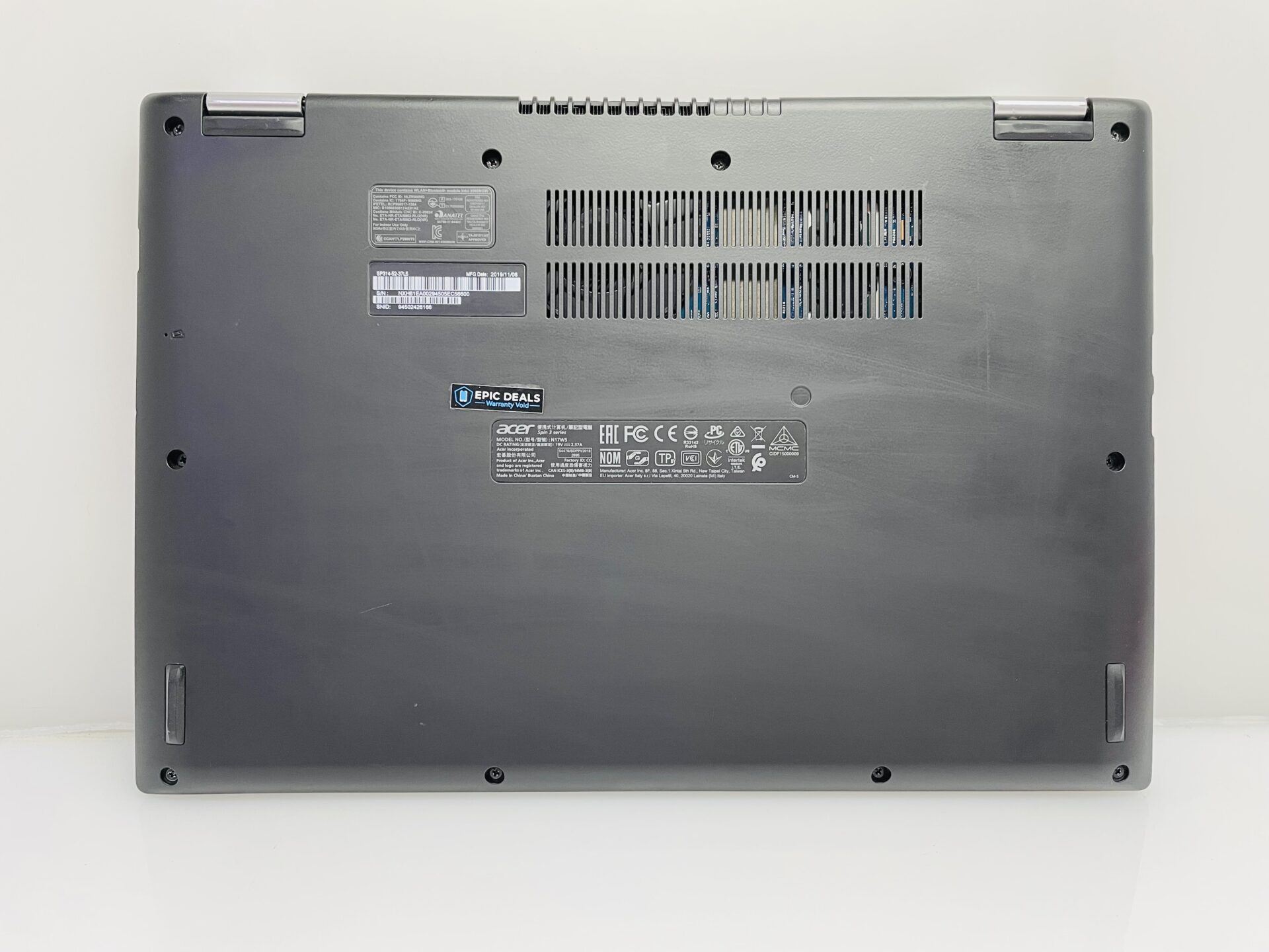 Acer Spin 3 8th Gen “Core i3” 2.10GHz 4GB RAM 1TB SSD Black - (Grade B) - Image 10