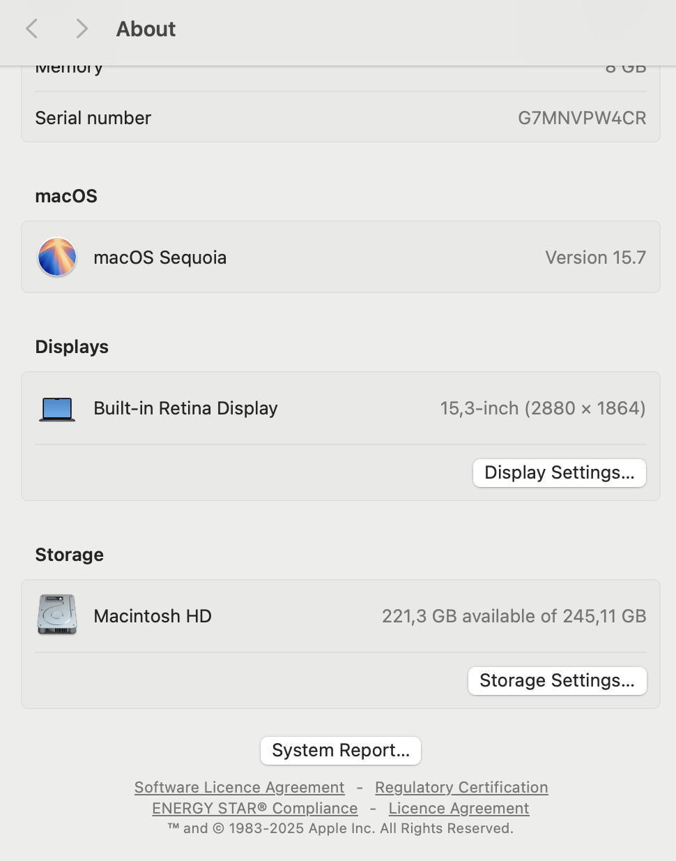 Apple Macbook Air "M3" 15-inch 8 CPU/10 GPU 8GB RAM 256GB SSD Midnight (12 Month Warranty) - Image 13