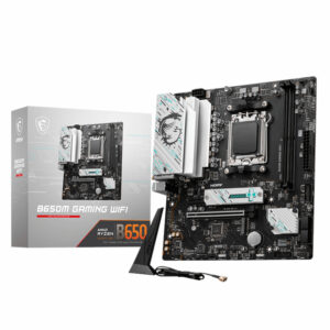 MSI B650M GAMING WIFI AMD AM5 mATX Gaming Motherboard - Unboxed