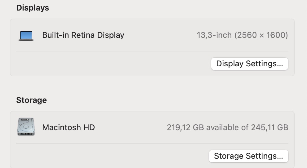 Apple MacBook Pro “M1” 13-inch 8 CPU/8 GPU 8GB RAM 256GB SSD Space Gray (Grade B) - Image 13