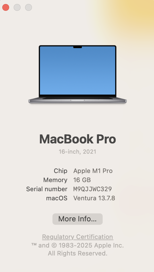 Apple Macbook Pro “M1 Pro” 16-Inch 10 CPU/16 GPU (2021) 16GB RAM 512GB SSD Space Gray – (Grade B) - Image 14