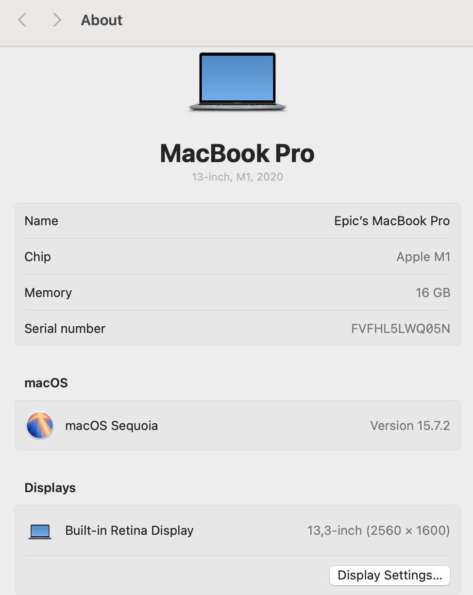 Apple MacBook Pro “M1” 13-inch 8 CPU/8 GPU 16GB RAM 512GB SSD Space Gray – (Grade B) - Image 12