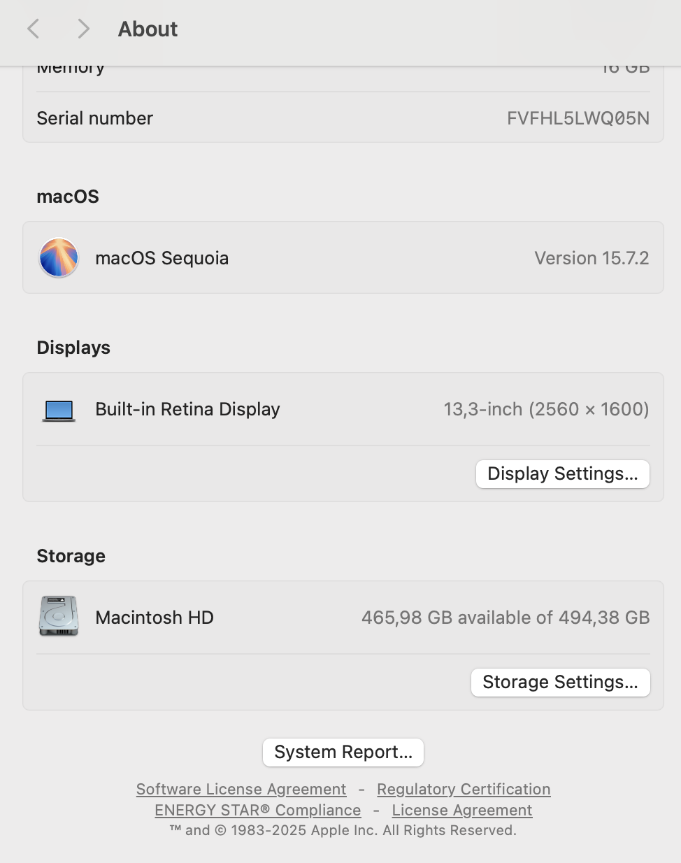 Apple MacBook Pro “M1” 13-inch 8 CPU/8 GPU 16GB RAM 512GB SSD Space Gray – (Grade B) - Image 13