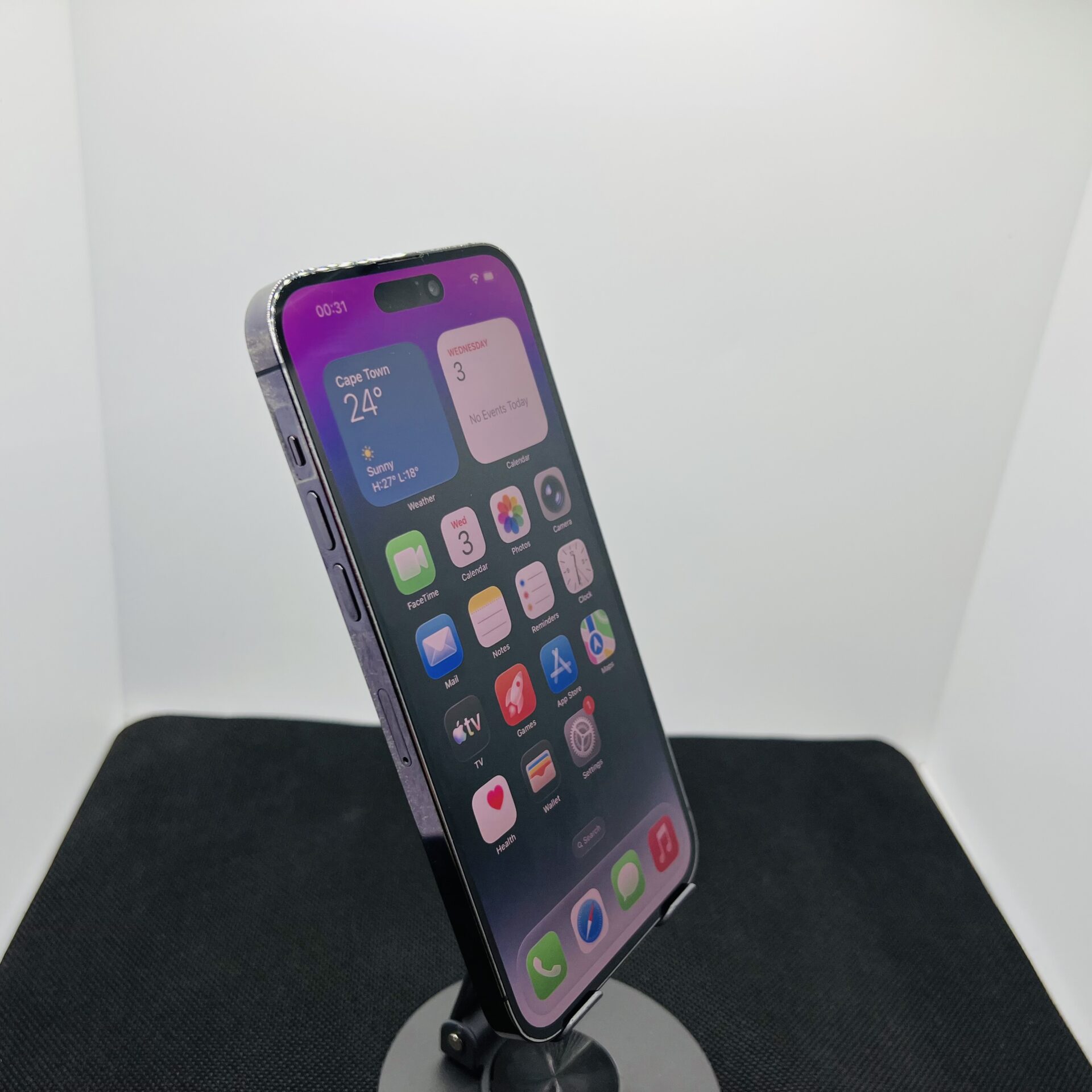 Apple iPhone 14 Pro Max 256GB Deep Purple – (Grade B) - Image 3