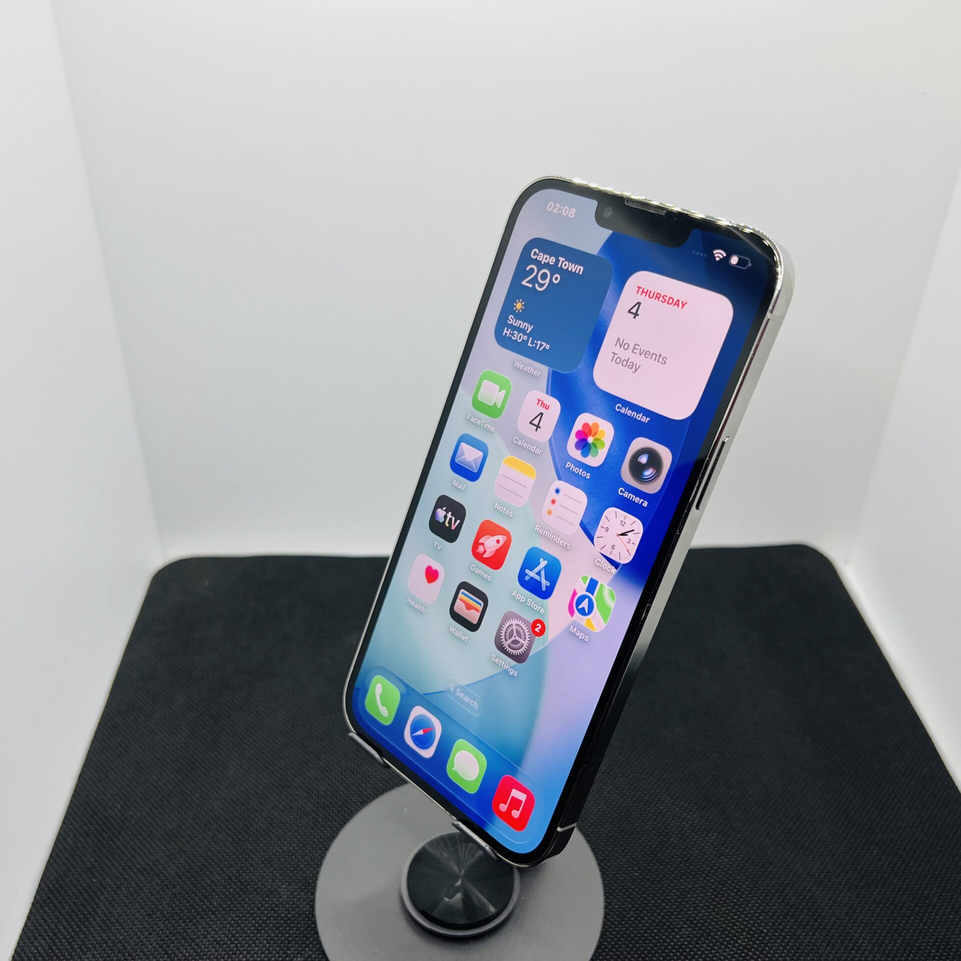 Apple iPhone 13 Pro Max 256GB Silver – (Grade B) - Image 5