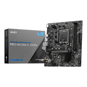 MSI H610M-S PRO LGA1700 M-ATX DDR4 Motherboard - Unboxed