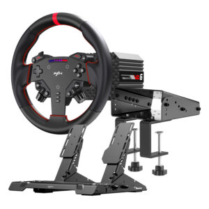 PXN VD6 Direct Drive Sim Racing Wheel | PD-HM Dual Pedal | Z9 Clamp Bundle - Unboxed