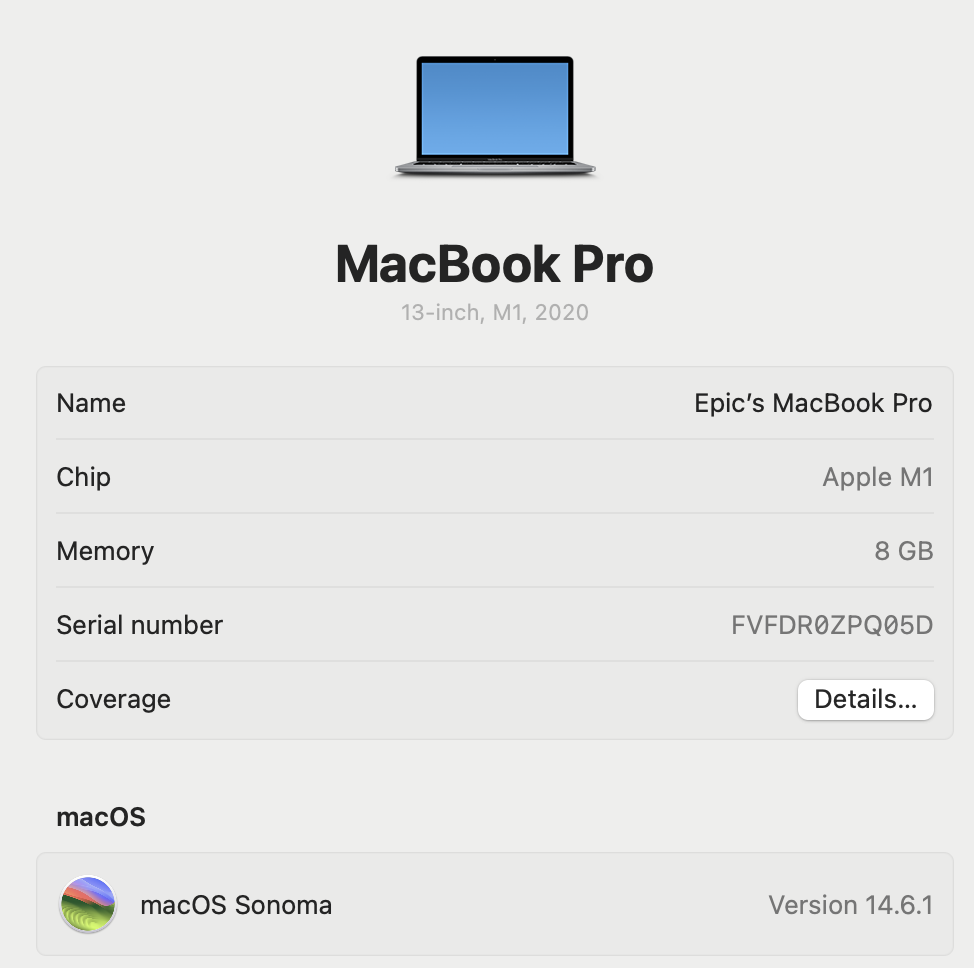 Apple MacBook Pro 13-Inch “M1” 8 CPU/ 8 GPU (2020) 8GB RAM 256GB SSD Space Gray – (Grade B) - Image 11