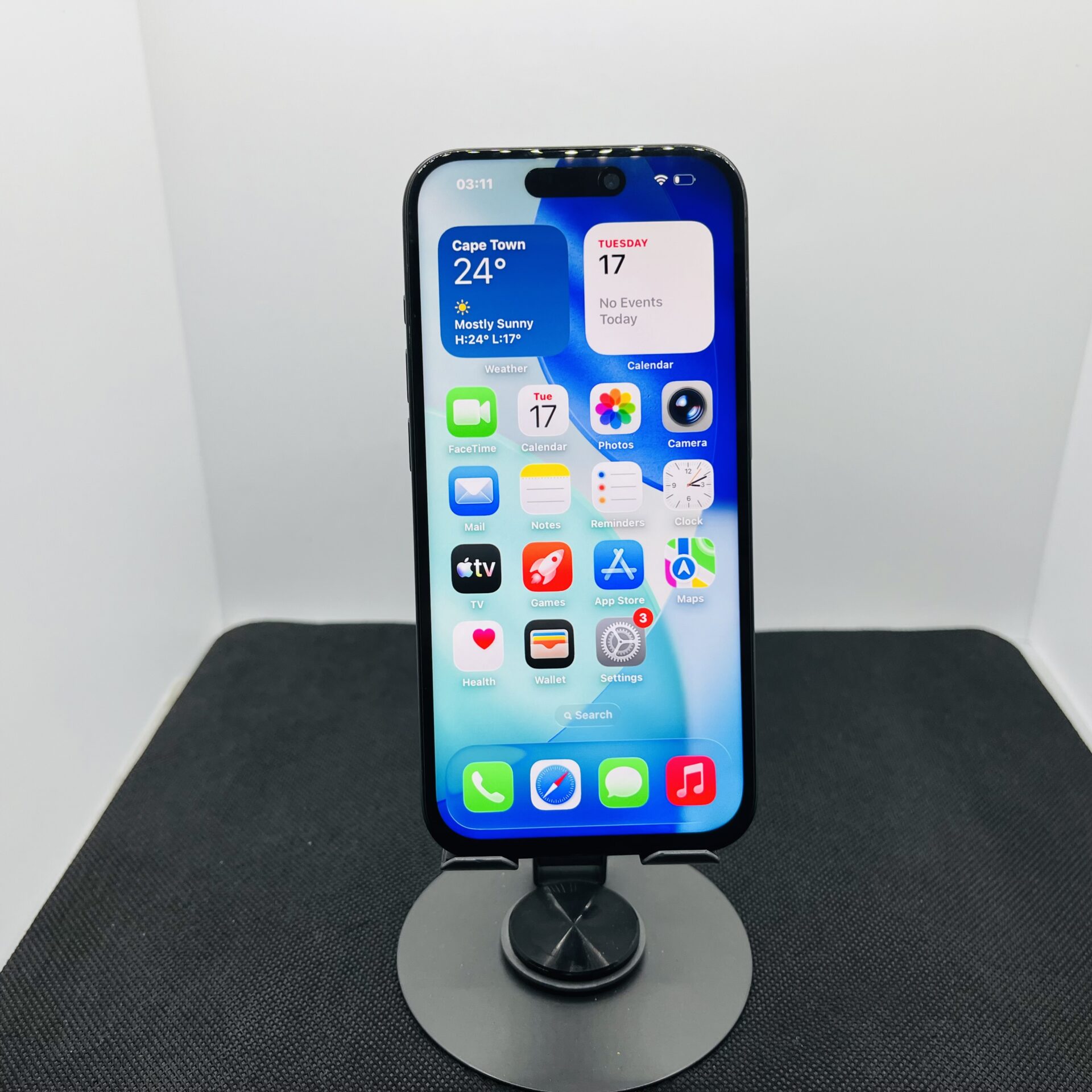 Apple iPhone 15 Pro 128GB Blue Titanium (Grade B) - eSIM Only - Image 3