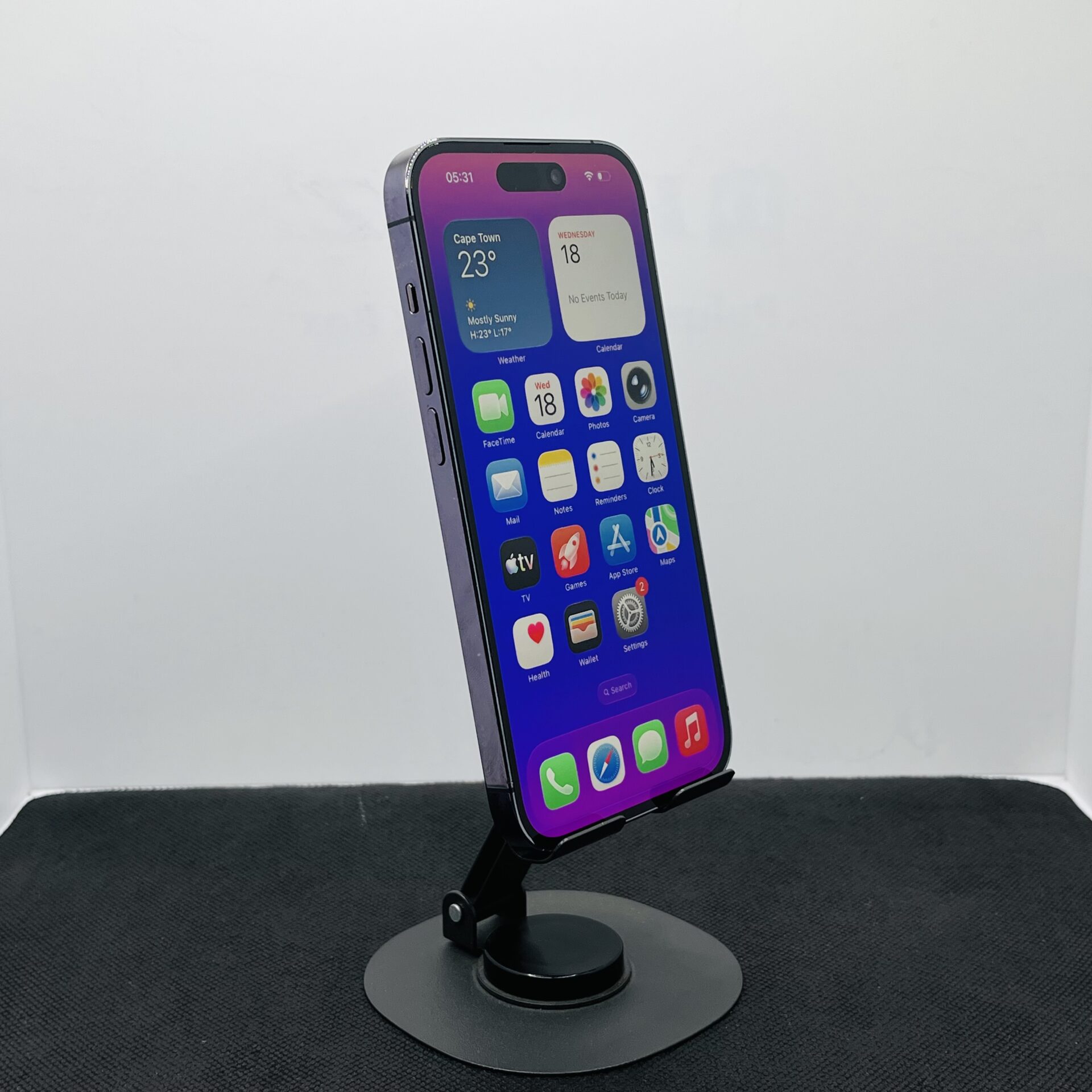 Apple iPhone 14 Pro 128GB Deep Purple - (Grade B) eSIM Only - Image 5