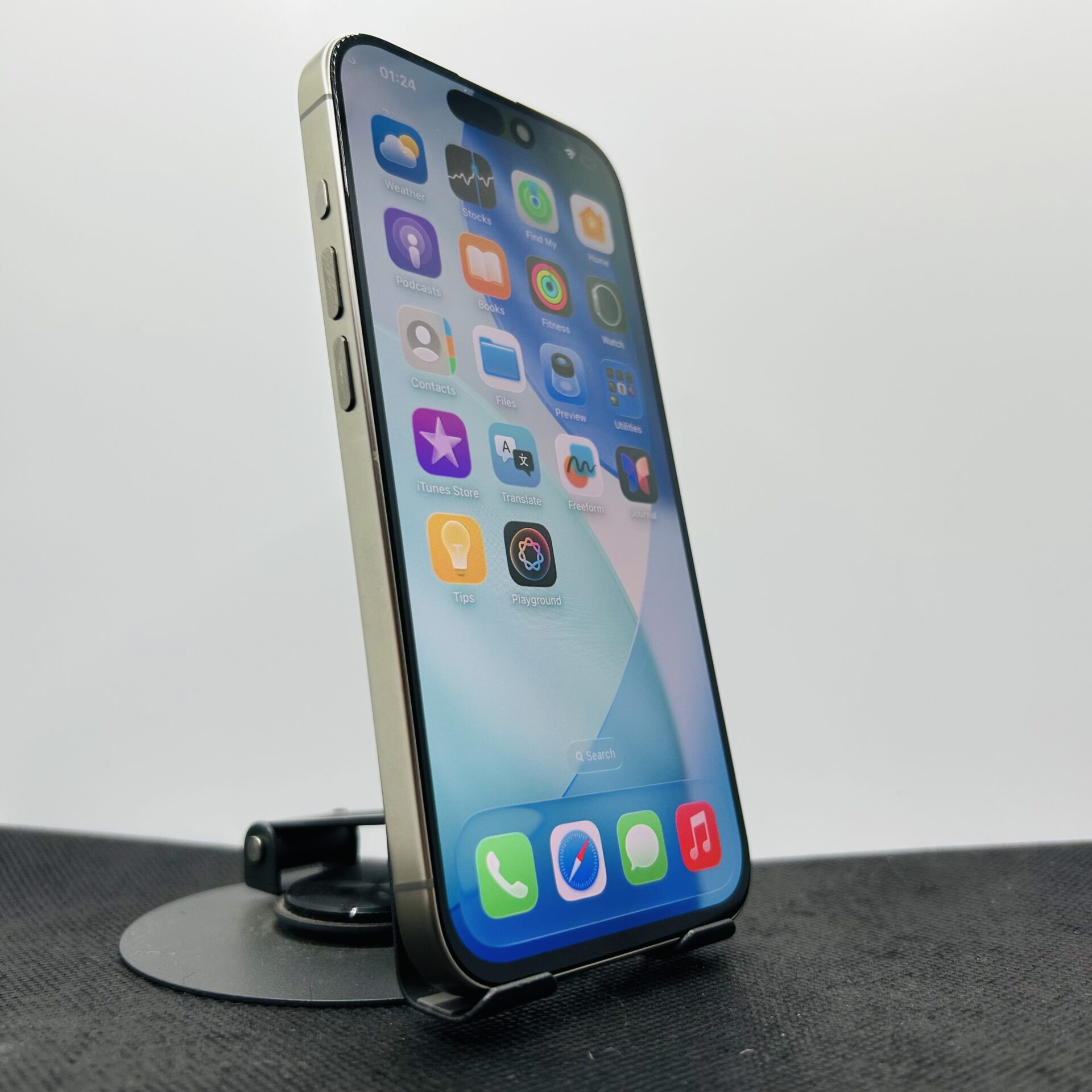 Apple iPhone 15 Pro 128GB Natural Titanium - (Grade B) - Image 3