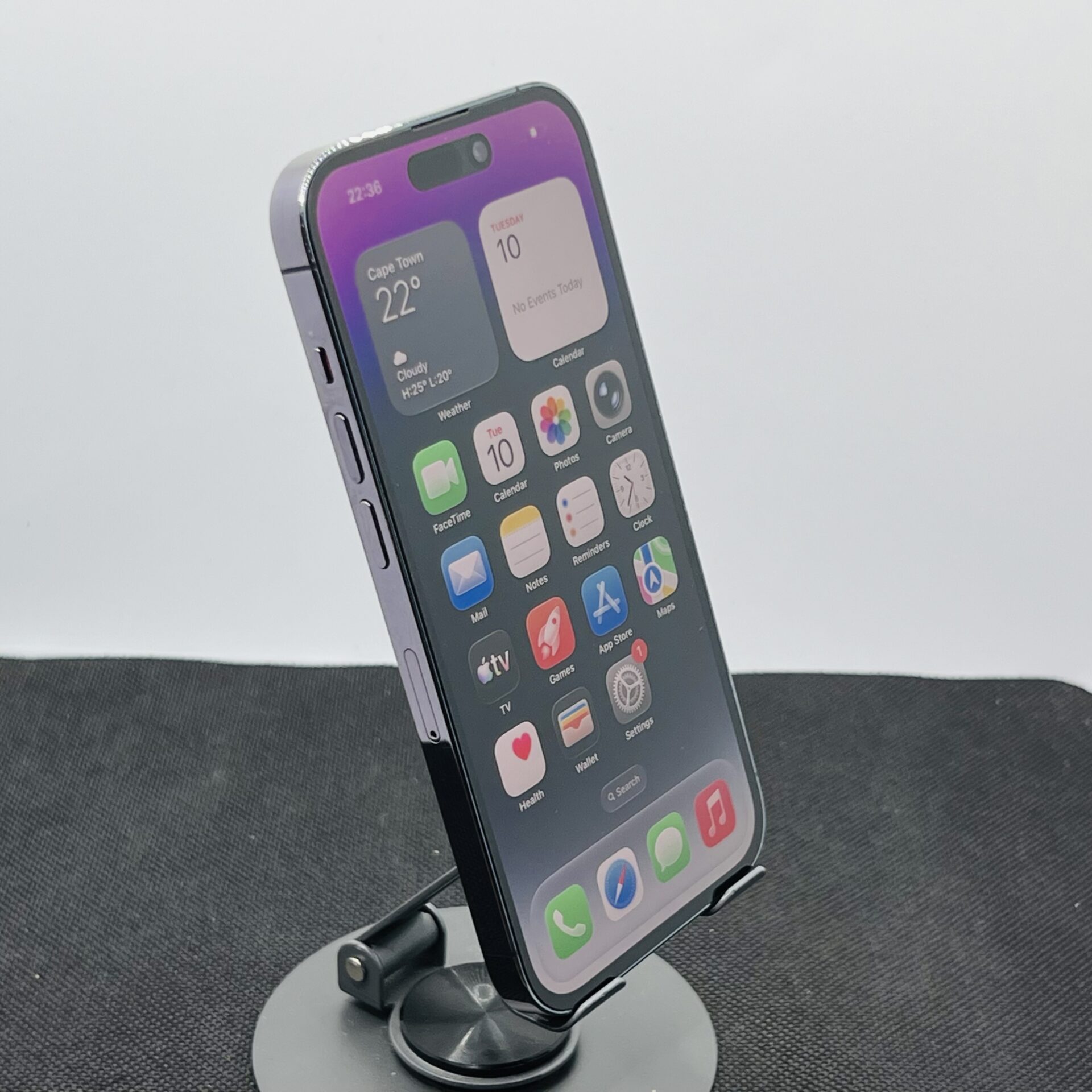 Apple iPhone 14 Pro 256GB Deep Purple – (Grade B) - Image 3