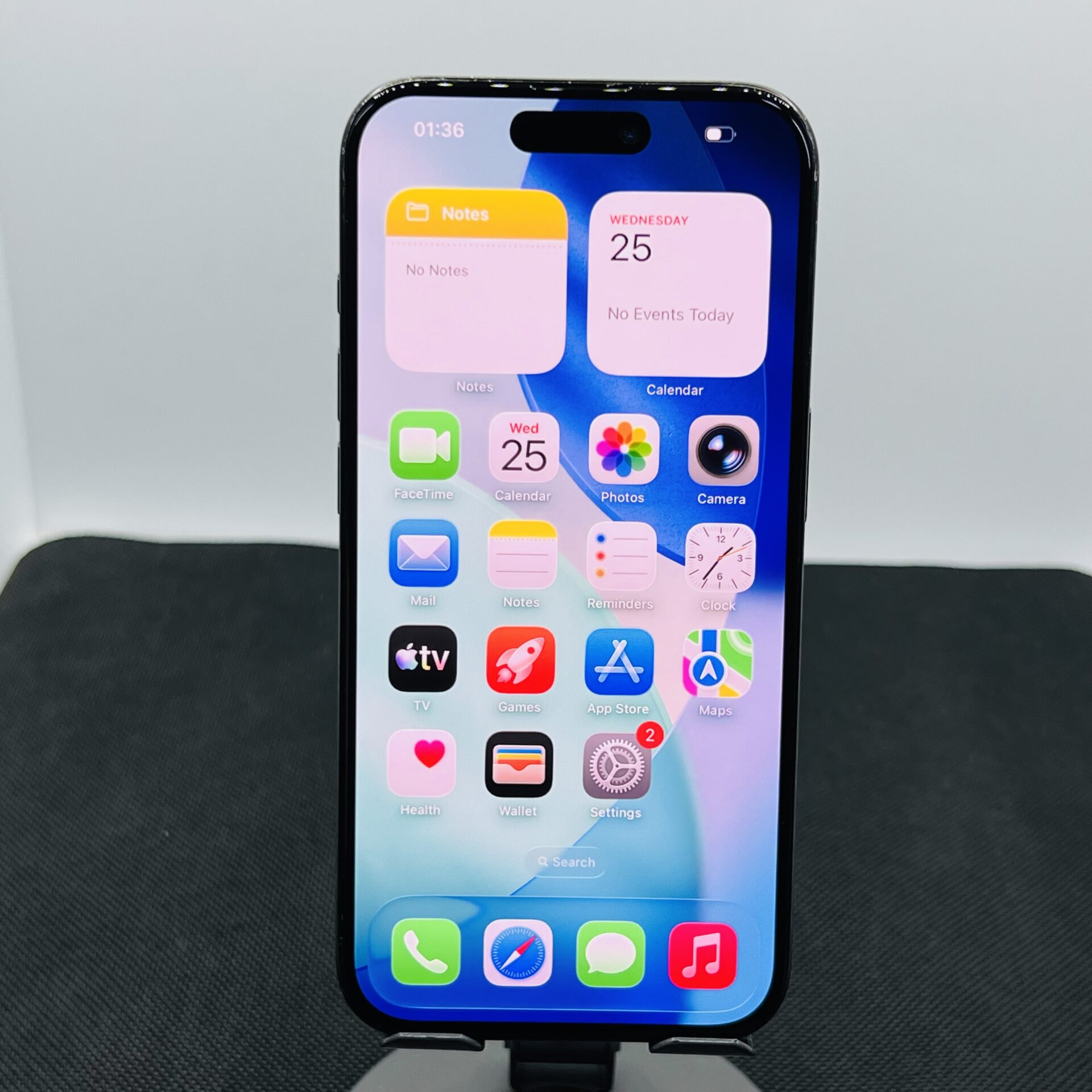 Apple iPhone 15 Pro 256GB Blue Titanium (Grade B) - eSIM Only - Image 2