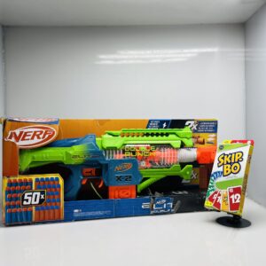 COMBO DEAL: Nerf Elite 2.0 + Mattel Games Skip. Bo (Condition: Good)