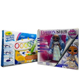 COMBO DEAL: LOL Surprise! OMG Fashion Show Missy Frost Pink + Crayola Color Wonder Mess Free Colouring