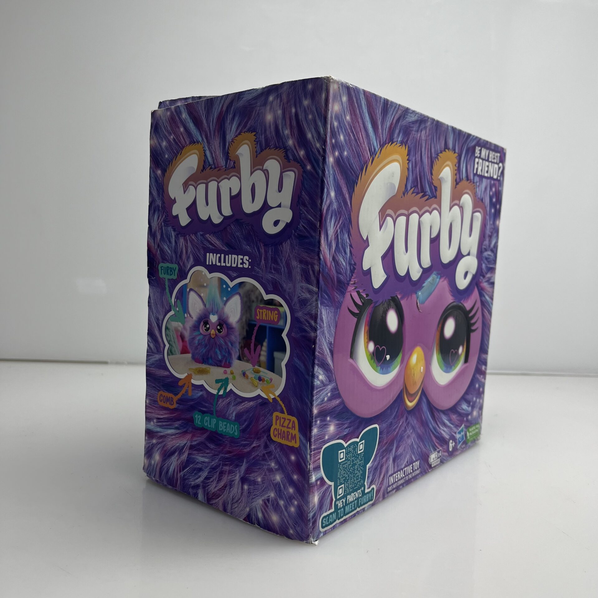 COMBO DEAL: Hasbro Furby (Purple) + Peppa Pig Wardrobe Playset Bundle (Condition: Good) - Image 4