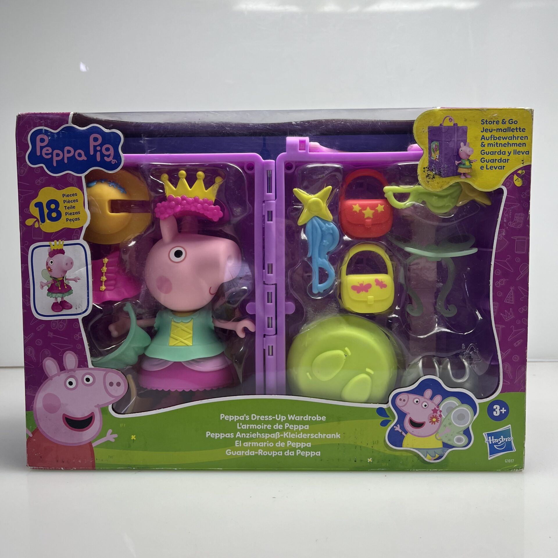 COMBO DEAL: Hasbro Furby (Purple) + Peppa Pig Wardrobe Playset Bundle (Condition: Good) - Image 3
