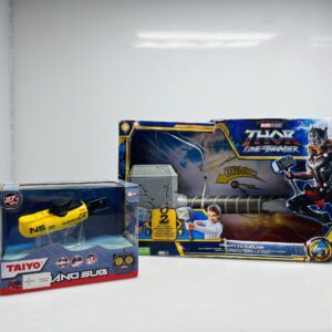 COMBO DEAL: Marvel Thor Mighty FX Mjolnir Hammer and Taiyo Nano Submarine Adventure (Condition: Excellent)