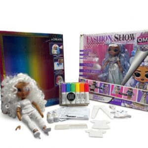 COMBO DEAL: LOL Surprise! OMG Fashion Show Missy Frost Pink + Rainbow High Colour and Create (Condition: Good)