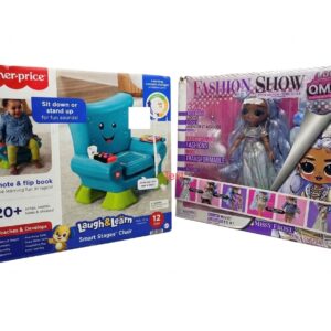 COMBO DEAL: LOL Surprise! OMG Fashion Show Missy Frost Pink + Fisher-Price Smart Stages Chair (Condition: Fair)