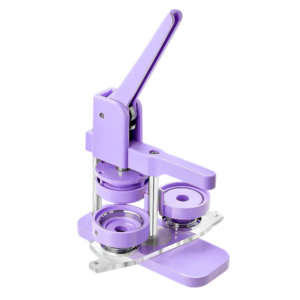 DIY Badge Machine Craft Kit Purple (Condition: Good)