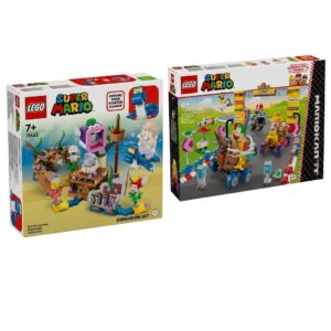 COMBO DEAL: LEGO® Super Mario Combo - Mario Kart Baby Peach And Grand Prix Set 72036 + Dorrie's Sunken Shipwreck Adventure 71432 (Condition: Good)