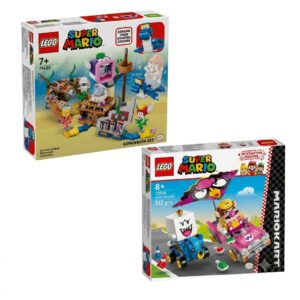 COMBO DEAL: LEGO® Super Mario - Mario Kart Wario And King Boo 72038 + Dorrie's Sunken Shipwreck Adventure 71432 Combo (Condition: Good)