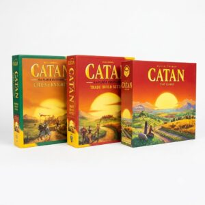 COMBO DEAL: Catan Studio - Base Game + Trade Build Settle + Cities And Knights Extension (Condition: Good)