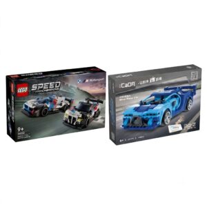 COMBO DEAL: LEGO® Speed Champions BMW M4 GT3 And BMW M Hybrid V8 76922 + CaDF1 Blue Race Car C51073W Combo (Condition: Good)