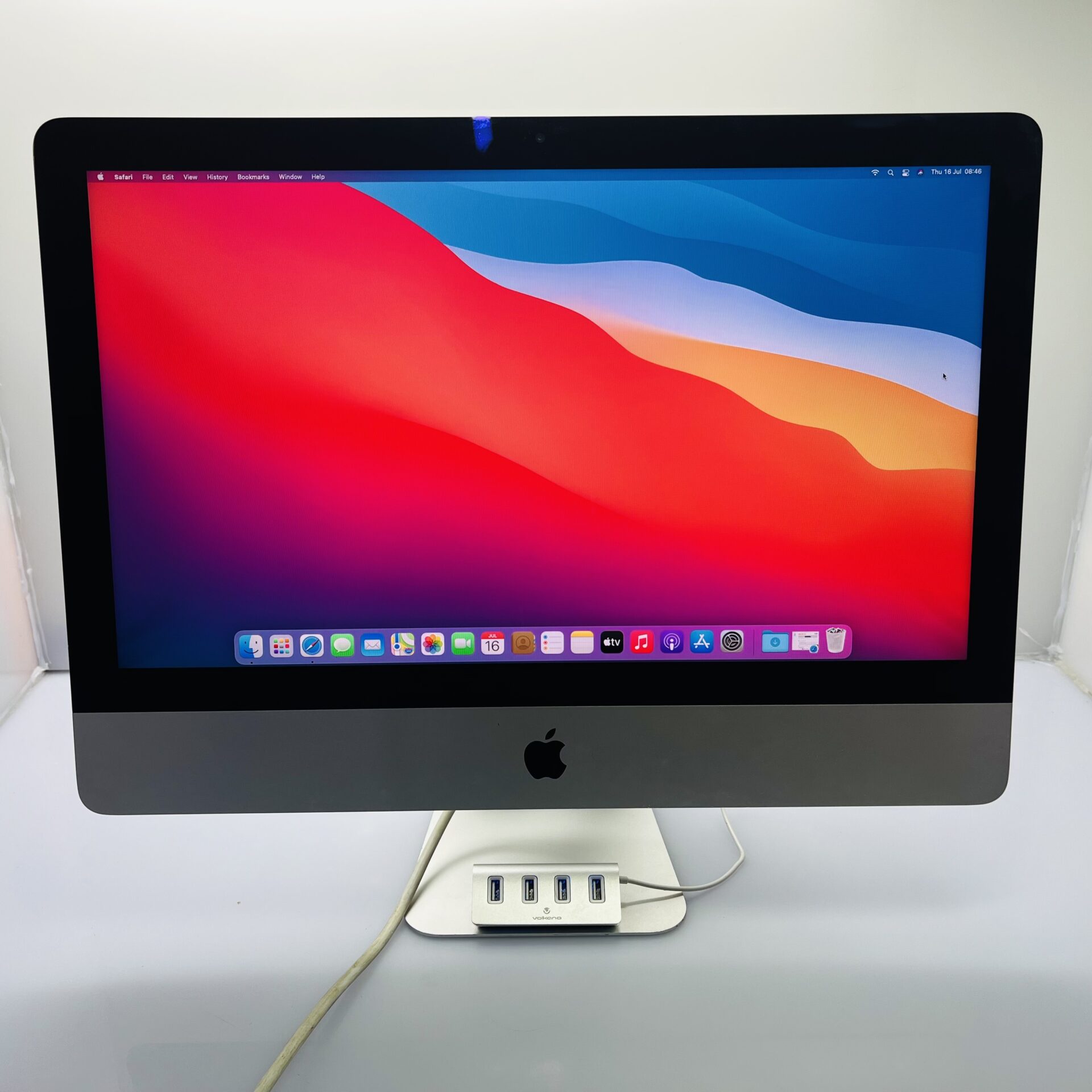Apple iMac 21.5-Inch "Core i5" (Mid 2014) 1.4GHz 8GB RAM 512GB SSD Silver - No Power Cable (Condition: Good) - Image 2