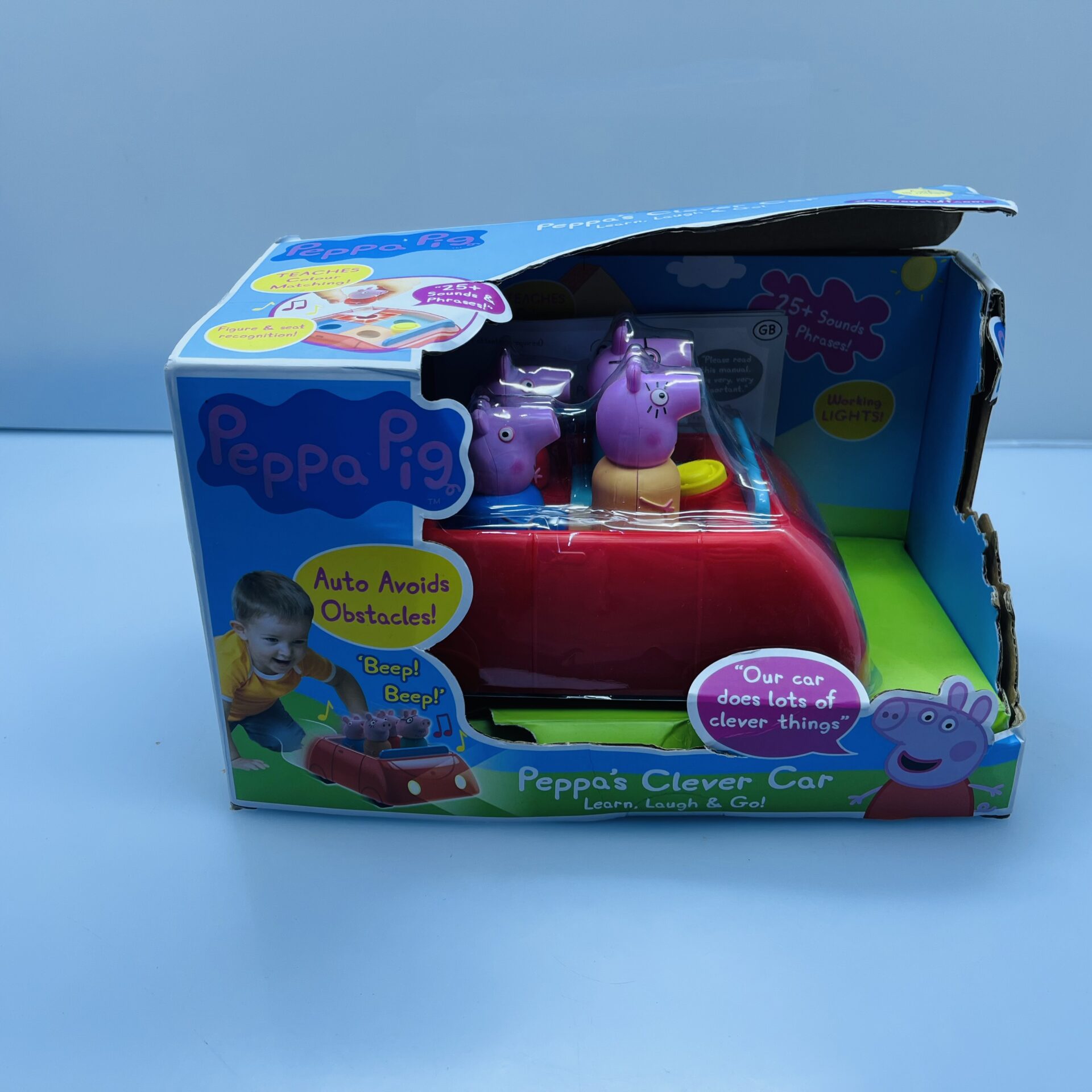 COMBO: Peppa Pig Clever Car + Paw Patrol Chase Cruiser + Cartoon Truck Adventure + Bratz 20 Yearz Special Anniversary Original Fashion Doll Sasha (Condition: Good) - Image 3
