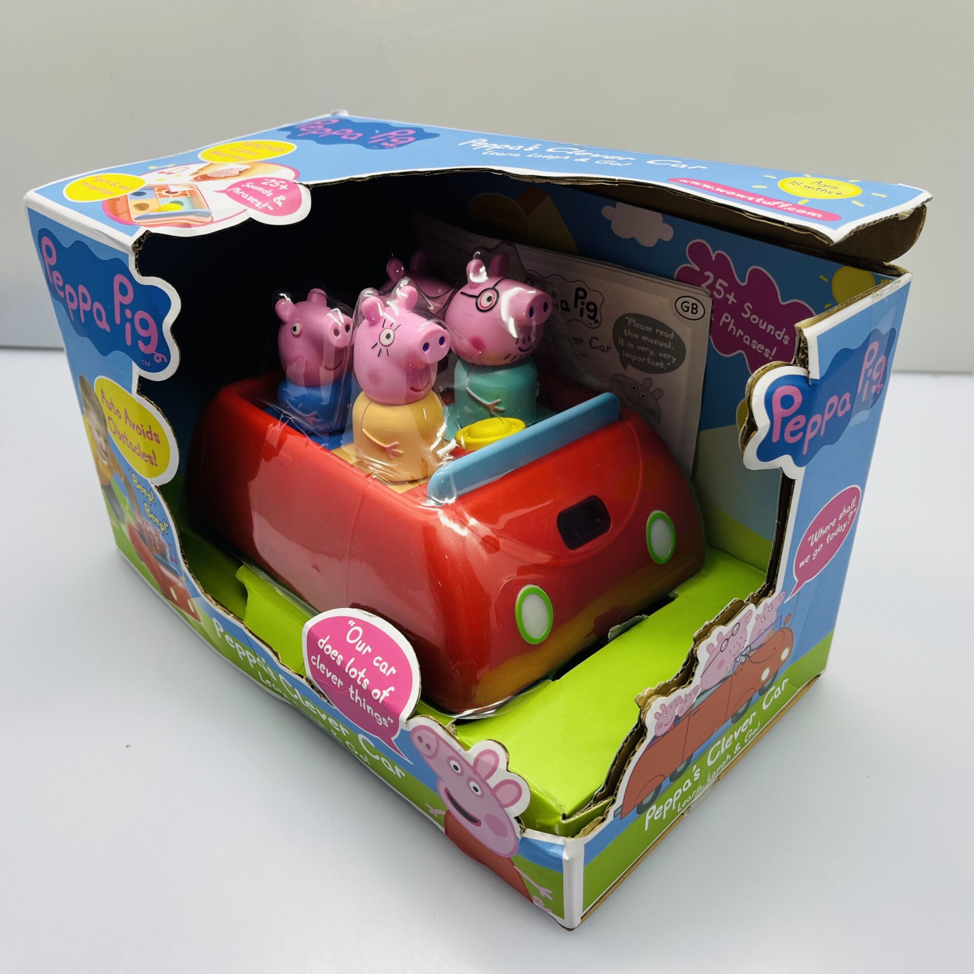 COMBO: Peppa Pig Clever Car + Paw Patrol Chase Cruiser + Cartoon Truck Adventure + Bratz 20 Yearz Special Anniversary Original Fashion Doll Sasha (Condition: Good) - Image 4
