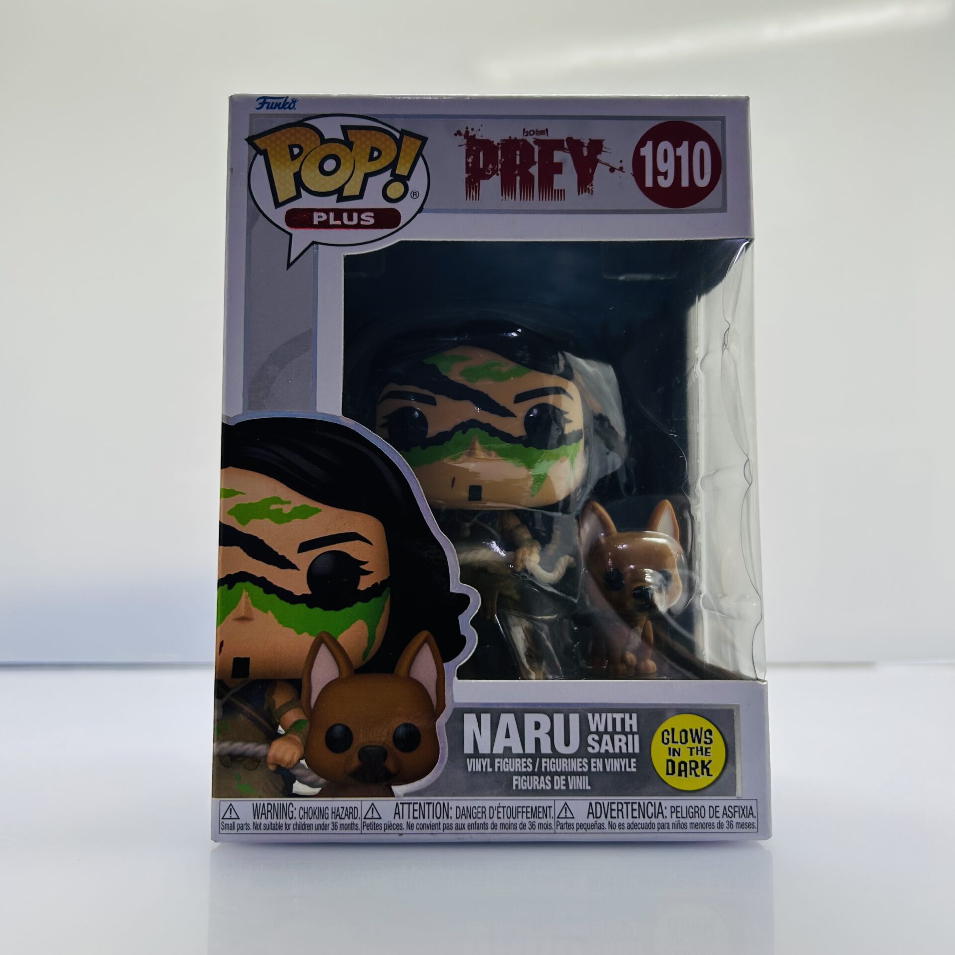 COMBO DEAL: Funko Pop Feral Predator 1909, Naru 1910, Pennywise 1865, Black Rabbit 1296 (Condition: Good) - Image 4