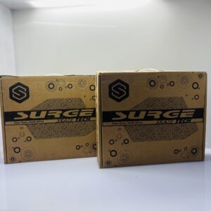 COMBO DEAL: 1x Surge Skate Tech Ignite Size 1-3 UK Rollerskates Blue + 1x Surge Skate Tech Switch Pro Size 10-13J UK Rollerskates Pink (Condition: Good)
