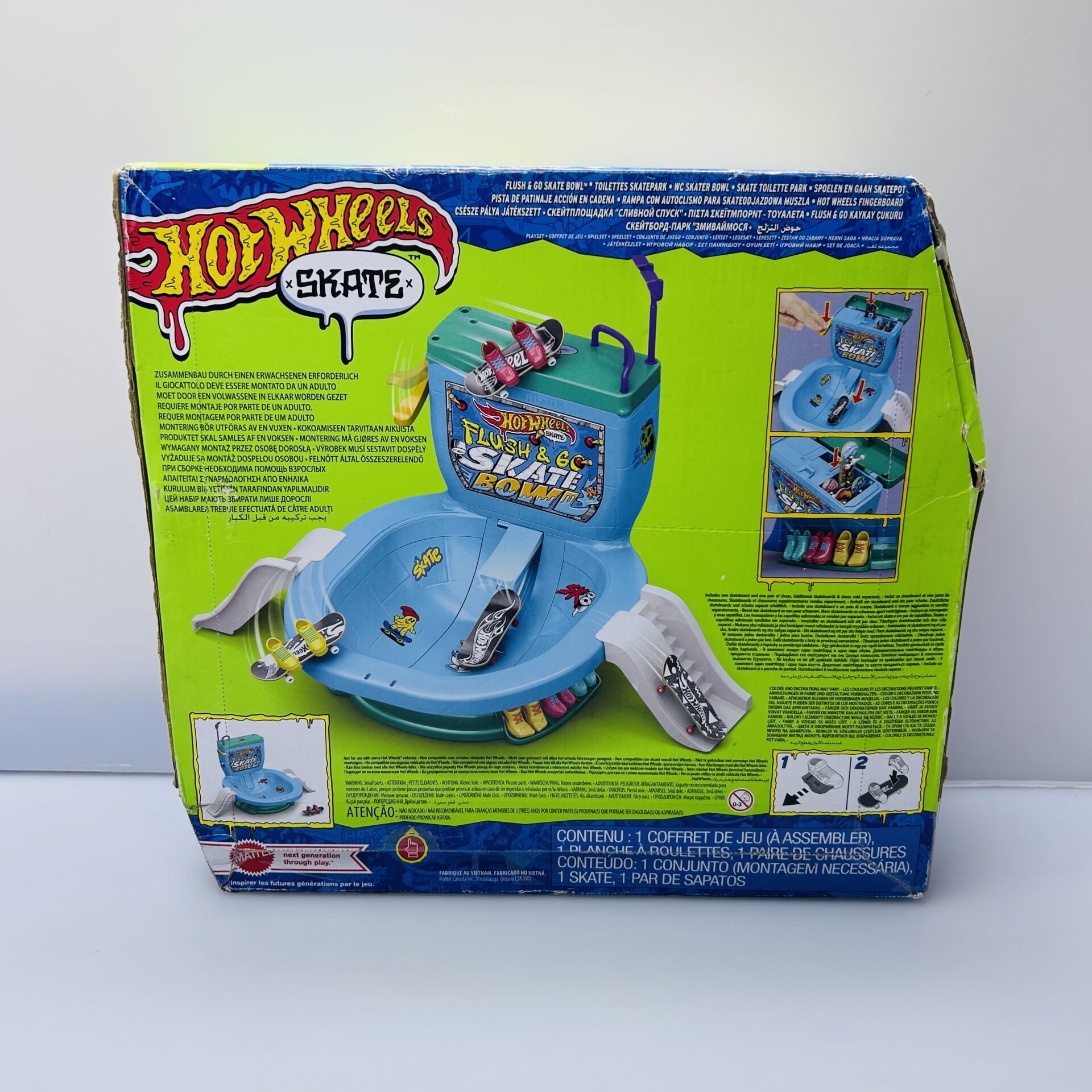 COMBO DEAL: LEGO® City 3-in-1 Helicopter Fire Engine And Submarine Remix 60462 + Hot Wheels Flush and Go Skate Bowl Combo (Condition: Good) - Image 8