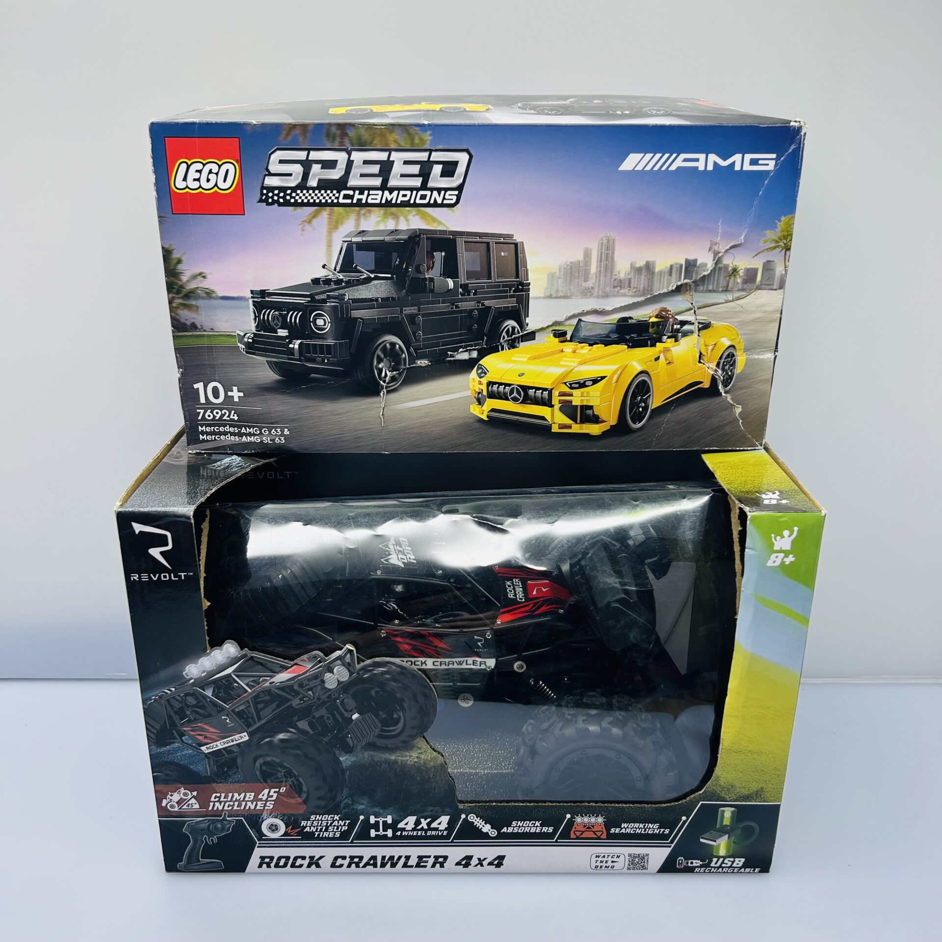 COMBO DEAL: LEGO® Speed Champions Mercedes-AMG G 63 And Mercedes-AMG SL 63 + Revolt Rock Crawler 4x4 Combo (Condition: Good) - Image 2