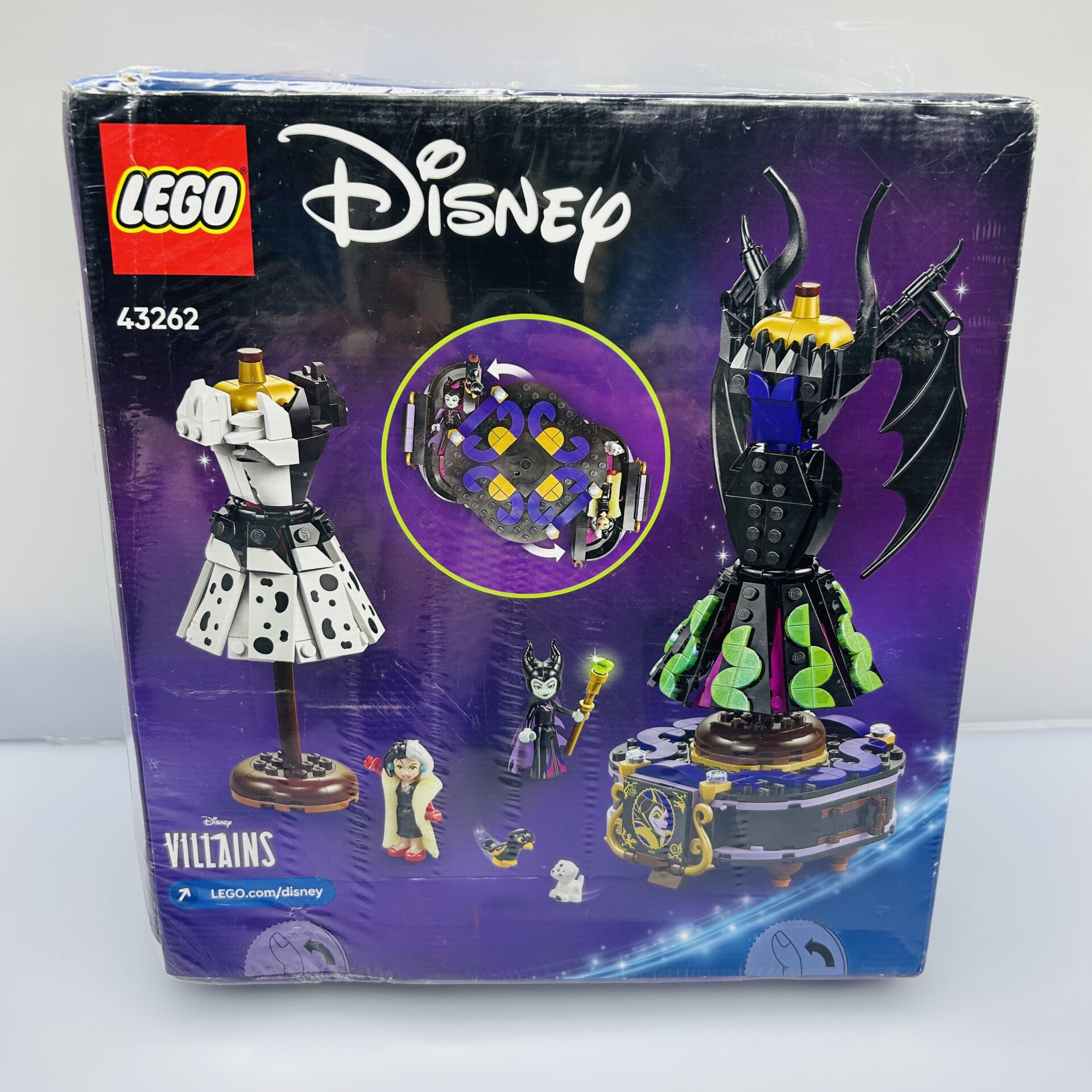 COMBO DEAL: LEGO® Disney Maleficent's and Cruella De Vil's Dresses 43262 + City Helicopter Fire Engine And Submarine Remix 60462 (Condition: Good) - Image 3