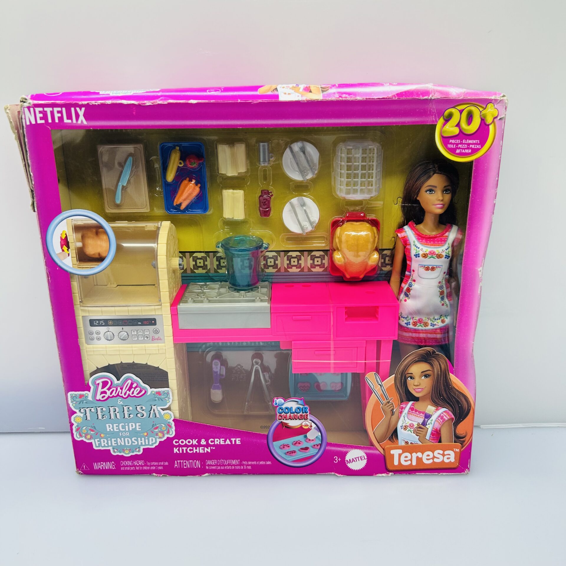 COMBO DEAL: Barbie The Movie Mattel Ken Doll + Teresa Recipe for Friendship Kitchen Playset (Condition: Good) - Image 5