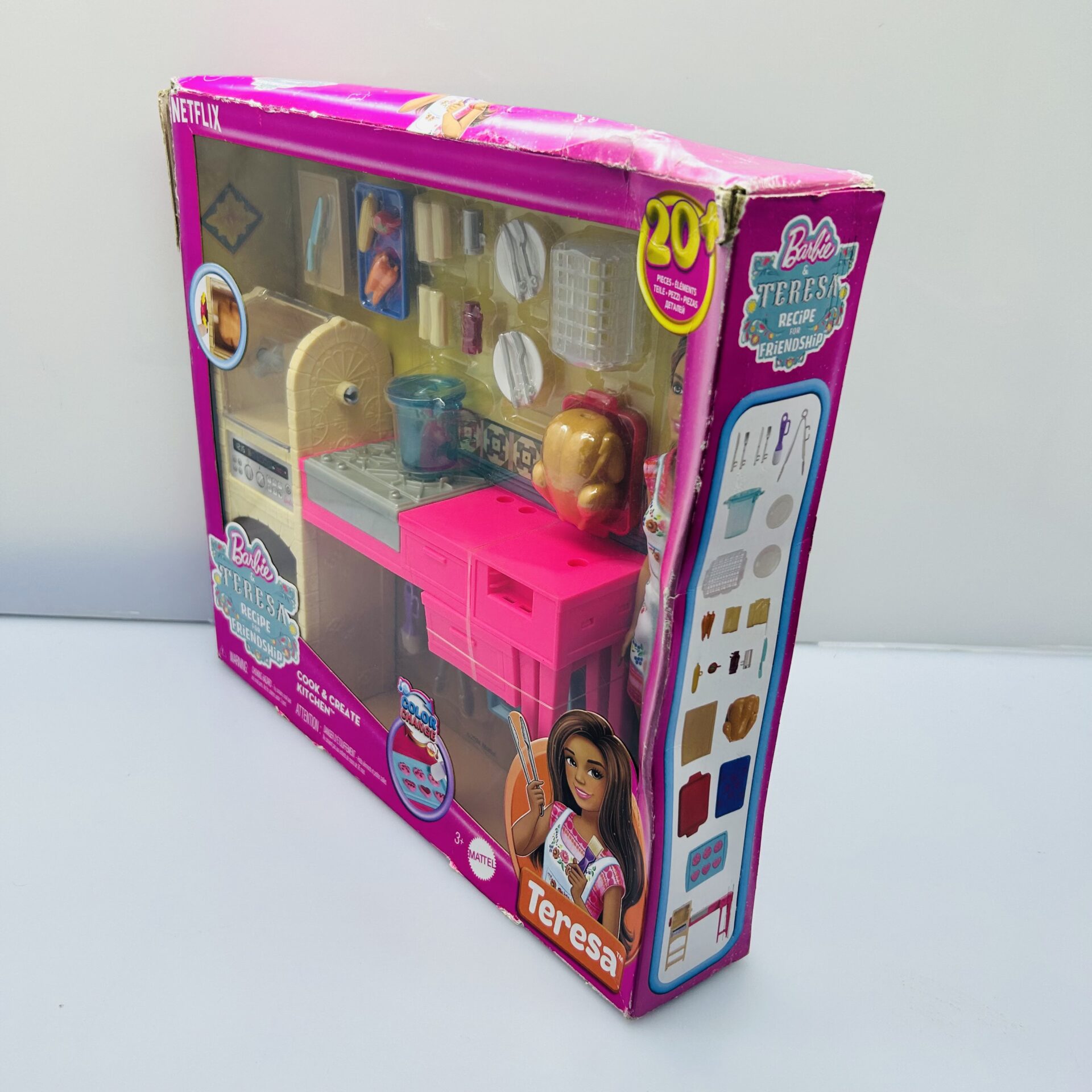 COMBO DEAL: Barbie The Movie Mattel Ken Doll + Teresa Recipe for Friendship Kitchen Playset (Condition: Good) - Image 6