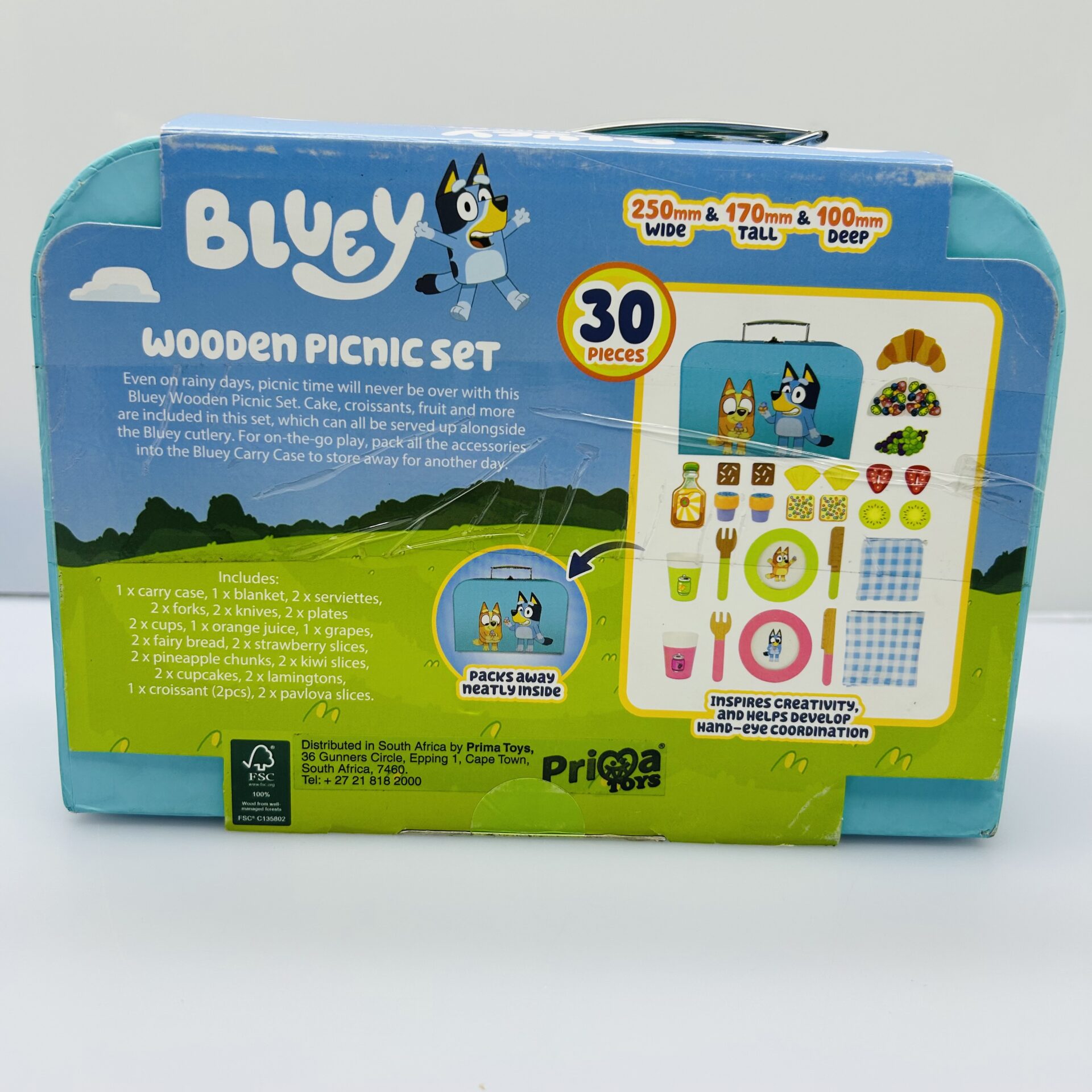 COMBO DEAL: Bluey Wooden Combo Set - Dine In, Picnic Set and Tumbling Tower (Condition: Good) - Image 7